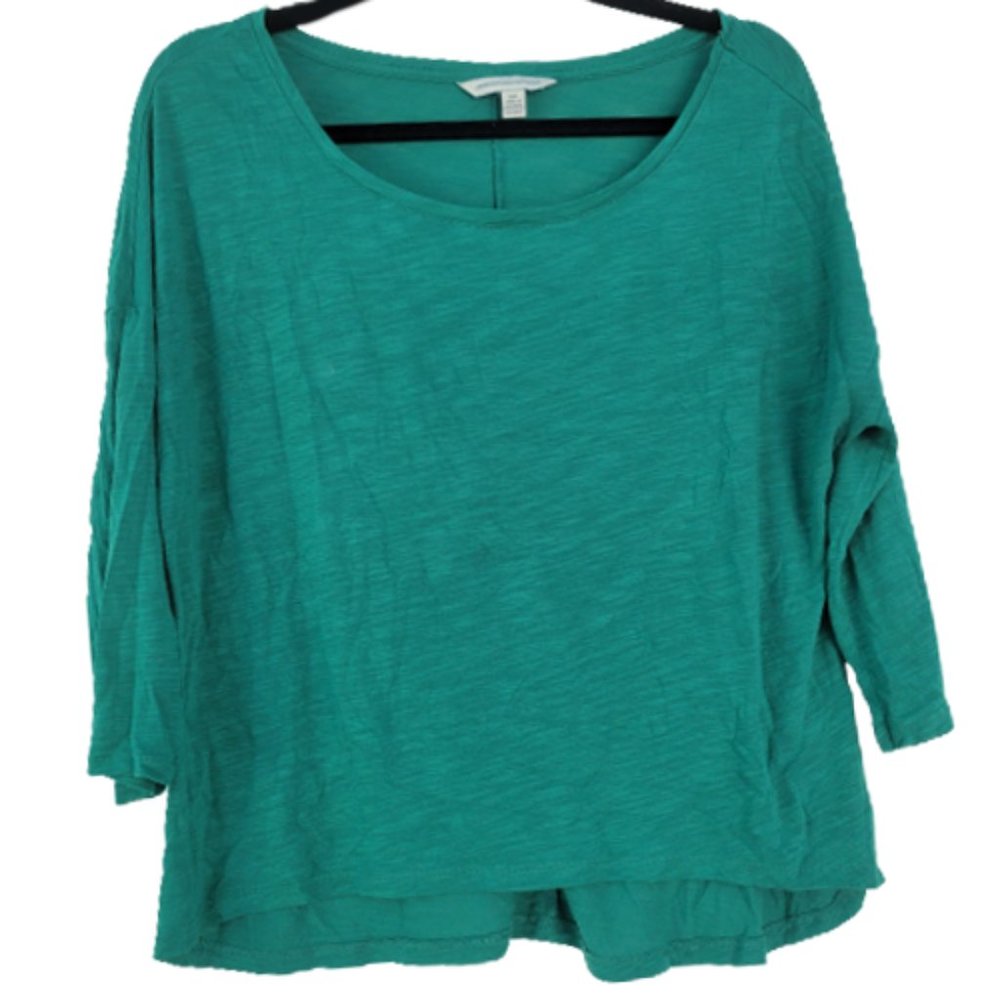 American Eagle Outfitters Green Top 3/4 Sleeve S